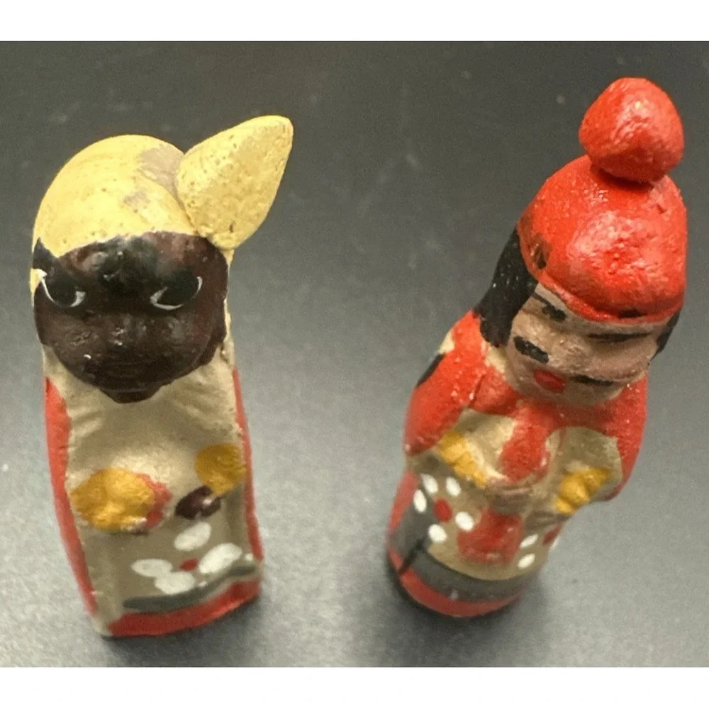 South American Mexican Folk Art Nativity Set Clay Pottery Handmade 11 pc 2